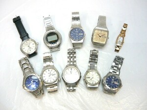 1000円スタート 腕時計 計10点 SEIKO 5216-6030/6306-8010/5106-3020/S736-00A0/5856-8070/CITIZEN E110-K15757CKW/等 [12/1] T①911