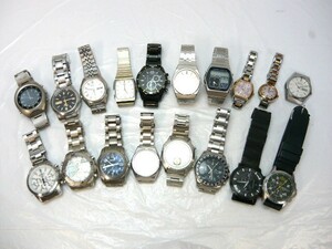 1000円スタート 腕時計 計18点 SEIKO 6T63-00D0/4843-8050/5J22-0D40/V657-9060/1B21-0AM0/CITIZEN 0610-H04147 等 [12/1] T①912