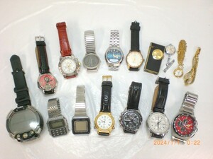 1000円スタート 腕時計 他 計16点 CASIO TC-500/C-701/Pinko リバーシブル/SEIKO×ANA 7T92-0CF0/ASPIRE/TUSA/ORIENT/等 [12] S①901