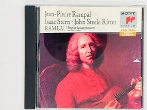 即決CD RAMEAU PIECES DE CLAVECIN EN CONCERTS RAMPAL STERN RITTER SK 45868 Y16