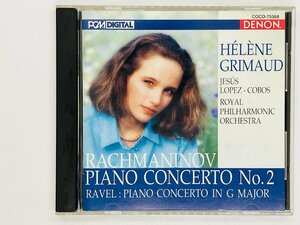 即決CD ラフマニノフ ピアノ協奏曲第2番 エレーヌ・グリモー / RACHMANINOV GRIMAUD LOPEZ COBOS COCO-75368 Y43