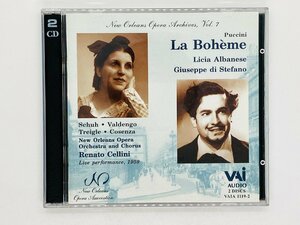 即決CD 米盤 PUCCINI LA BOHEME Albanese / di stefano / New Orleans / Cellini プッチーニ ラ・ボエーム VAIA 1119-2 Z05