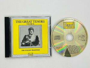 即決CD 英盤 THE GREAT TENORS / THE ITALIAN TRADITION / UK盤 イギリス盤 CD 9344 Z06