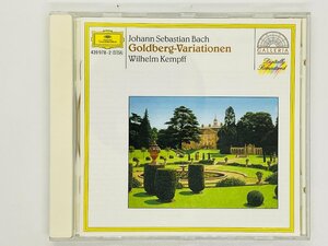 即決CD 独盤 BACH GOLDBERG VARIATIONEN / WILHELM KEMPFF / バッハ ヴィルヘルム・ケンプ Germany 439 978-2 Q04