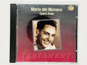 即決CD オーストリア盤 Mario del Monaco Opera Arias / マリオ・デル・モナコ（テノール） オペラ・アリア集 Austria Q05