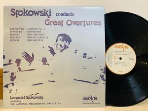 即決LP レオポルド・ストコフスキー STOKOWSKI Conducts Great Overtures / BEETHOVEN LEONORA No.3 9003 レコード L15