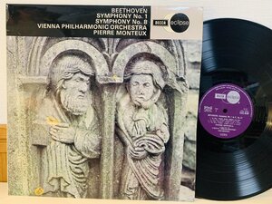 即決LP 英盤 BEETHOVEN Symphony No.1 PIERRE MONTEUX / VIENNA PHILHARMONIC ORCHESTRA ベートーヴェン ECS 638 L15