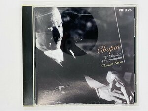 即決CD ショパン プレリュード集 即興曲集 アラウ / CHOPIN PRELUDES IMPROMPTUS / CLAUDIO ARRAU UCCP-9338 Y05