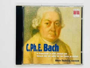 即決CD 独盤 BACH / 18 Probestucke in 6 Sonaten Wq 63 / ARMIN THALHEIM Germany 0091982BC P06