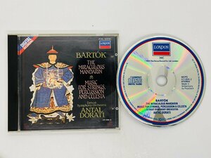 即決CD 西独盤 バルトーク 中国の不思議な役人 弦、打とチェレスタのための音楽 ドラティ / BARTOK Dorati F35L-50095 W.Germany N01