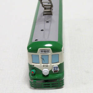 ブリキの路面電車 6000形 都電（緑色） 日本製 デッドストック 未使用の画像6