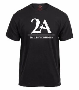 (新品）ロスコ 2A プリント Tシャツ Rothco 2A T-Shirt ブラック 黒 Ｓサイズ