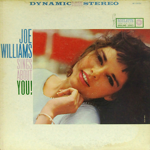 米国LP☆ JOE WILLIAMS Sings About You（US Roulette Birdland SR 52030）ジョー・ウィリアムス テディ・レイグ 美女ジャケ ヒュー・ベル