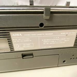 【希少 アイワ ラジカセ 】昭和レトロ家電 AIWA CS-TW80 留守番電話機能付ラジオカセットレコーダー ジャンクの画像8