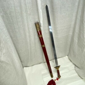 【中国剣】模造刀 太極拳 剣 中国武術 全長約94cm 総重量約600gの画像4