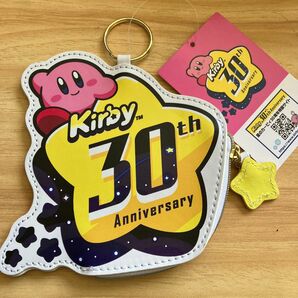 星のカービィ ダイカットコインケース キーホルダー コインケース　30周年記念　ワープスター