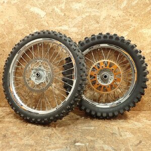 【送料2Lサイズ】KTM? VBKGSA2082M121***? 125EXC? フロント リア ホイール 前後セット 専用動画あり 検.( 20242 23 寅157