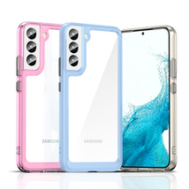 クリア Galaxy S23 ケース TPU 透明 保護ケース ハードケース 耐衝撃 吸収 ストラップホール シリコン ギャラクシー エストゥエンティスリ_画像2