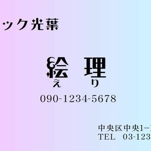 ★フルオーダー名刺作成 ロゴ・写真・QRコード無料 フルカラー１箱100枚900円 プラケース付 ★ の画像6