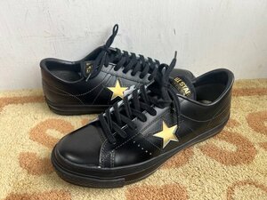  made in Japan Converse one Star black × gold 26.5cm Made In Japan