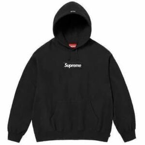 最終出品 Sサイズ 23FW SUPREME Box Logo Hooded Sweatshirt Black シュプリーム ボックスロゴ フーデッド スウェット ブラック パーカー