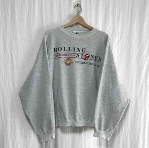 希少 90s ROLLING STONES x Hard Rock HOTEL コラボ USA製 スウェット XL トレーナー ローリングストーンズ ハードロックカフェ