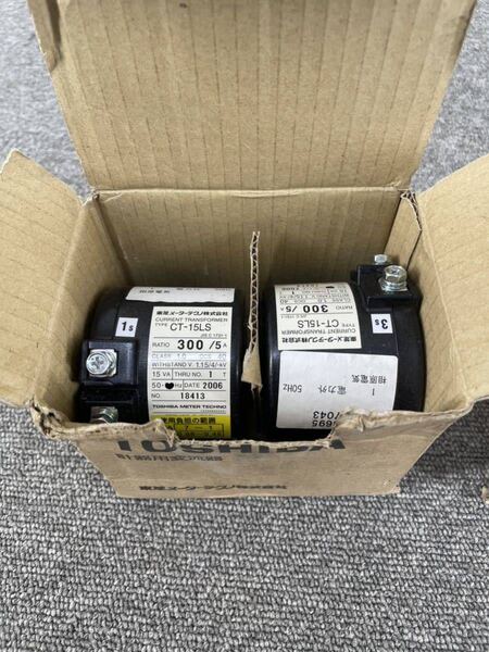 東光東芝メーターシステムズ 計器用変流器 CT-15LS 300/5A 2個入