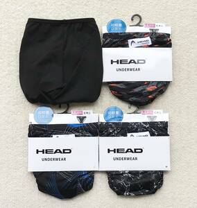 BROS＆HEAD ビキニ ブリーフ ＬＬサイズ ブラック＆オレンジ＆ブルー 4枚セット