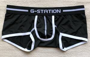 G-STATION ボクサーパンツ Ｌサイズ ローライズ ブラック