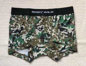 BODY WILD ボクサーパンツ Mサイズ ローライズ 迷彩 ブラウン×グリーン 日本製