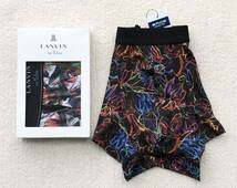 Lanvin en Bleu＆BROS ボクサーパンツ Mサイズ ローライズ 花柄 日本製＆花柄 2枚セット_画像1