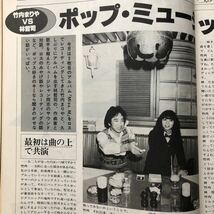 新譜ジャーナル 1981年1月号　ゴダイゴ 竹内まりや　林哲司 RCサクセション　長渕剛_画像4