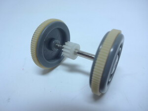  Plarail exchange parts power car gear attaching wheel gray Pinion gear white 12 tooth USED①