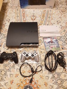 良品　PS3 CECH-2500A　 本体一式 　ウイニングイレブン　別売りコントローラー　おまけ付き　動作品　送料無料