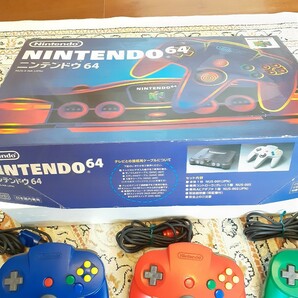 レア 箱付き Nintendo64 本体一式 コントローラー ４個 人気ソフト10本 おまけ付き 通電可 送料無料 マリオストーリー スマブラの画像8