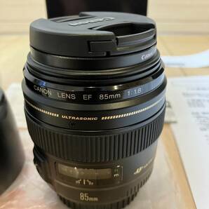 極上品 Canon キャノン EF8518U 単焦点レンズ EFマウント EF85mm F1.8 USM フルサイズ対応 プロテクトフィルター付きの画像3