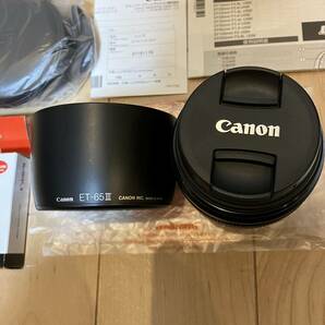 極上品 Canon キャノン EF8518U 単焦点レンズ EFマウント EF85mm F1.8 USM フルサイズ対応 プロテクトフィルター付きの画像4