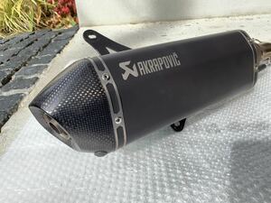 アクラポビッチ AKRAPOVIC スリップオン ベスパ　GTS用　中古品