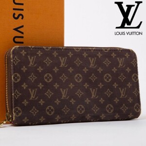 ★1円スタート★LOUISVUITTON ルイヴィトン　長財布 ジッピーウォレット ロングウォレット モノグラム ブラウン レザー メンズ 14-754-3