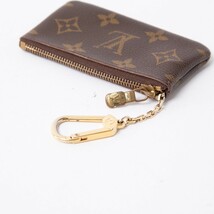 ★美品★ルイヴィトン LOUIS VUITTON コインケース M62650 ポシェットクレ モノグラム　キャンバス ゴールド　ブラウン　CA1014　703-4_画像4