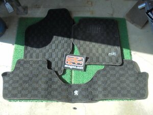 8FB6096 2S2-1)) Peugeot 308 ABA-T7W5F02 latter term type 2011 year original floor mat set 