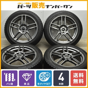 【バリ溝 美品】ケレナーズ マインツ 18in 7.5J +52 PCD112 ダンロップ ウィンターマックス WM02 225/50R18 MINI F60 ミニクロスオーバー