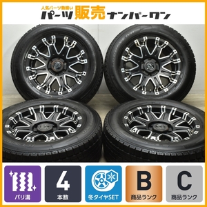 【バリ溝】ロックケリー MX-II 18in 8J +25 PCD139.7 グッドイヤー アイスナビSUV 265/60R18 ランドクルーザープラド ハイラックス 即納可