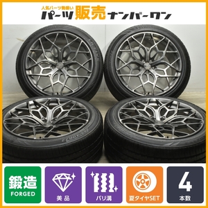 【美品 バリ溝】T＆T FORGED 99-12 22in 10.5J +33 PCD120 ライオンハート 285/40R22 レンジローバー スポーツ ヴォーグ ディスカバリー5