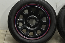 【バリ溝 美品】デイトナSS 14in 5J +42 PCD100 2022年製 ブリヂストン NEWNO 165/55R14 ワゴンR アルト ミラ ムーヴ ライフ 即納可能_画像5