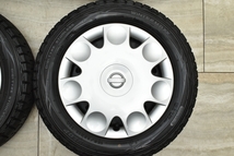 【バリ溝】ニッサン ピノ 純正 13in 4J +45 PCD100 ダンロップ ウィンターマックス WM01 155/65R13 モコ ルークス 流用 スタッドレス_画像4