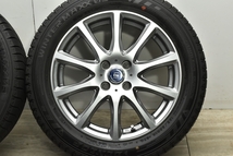 【バリ溝】ラ・ストラーダ 16in 6J +42 PCD100 ダンロップ ウィンターマックス03 195/55R16 ヴィッツ ヤリス アクア フィット スイフト_画像6