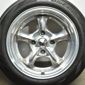 【希少 当時物】WORK GOOCARS HEMI ワーク グッカーズ ヘミ 15in 7.5JJ+20 PCD114.3 4H 195/55R15 ミラージュ ランサー 2ピース 即納可能の画像6