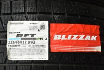 【未使用品】BMW F40 1シリーズ 純正 17in 7J +54 PCD112 ブリヂストン ブリザック RFT 225/45R17 品番:8053523 ダブルスポーク550M_画像9