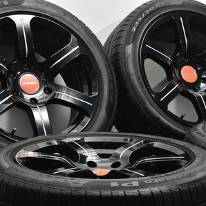 【良好品】TAW 18in 8J +37 PCD139.7 ピレリ チントゥラート P1 235/50R18 ハイエース レジアスエース カスタム用 交換用 即納可能の画像2